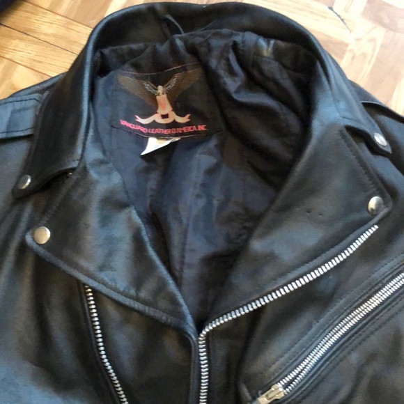 Vanguard leather motorcycle Jacket! - Picture 3 of 8
